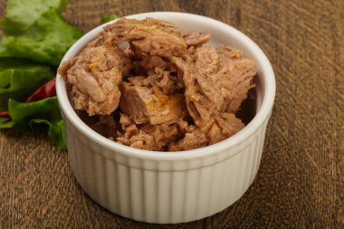 Konserve ton balığı.