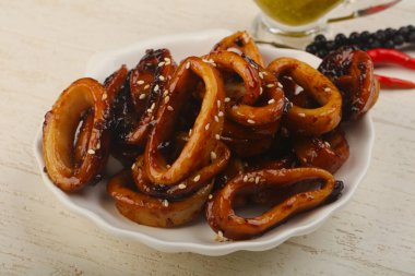 Kalamar teriyaki Yüzükler