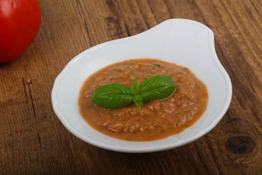 soğuk gazpacho çorbası