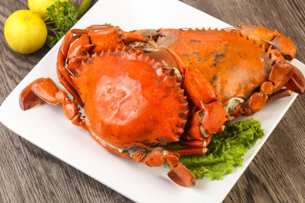 Lezzetli haşlanmış Yengeç