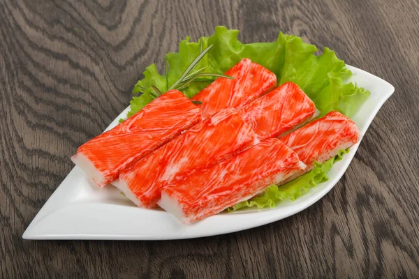 Välsmakande Crab sticks — Stockfoto