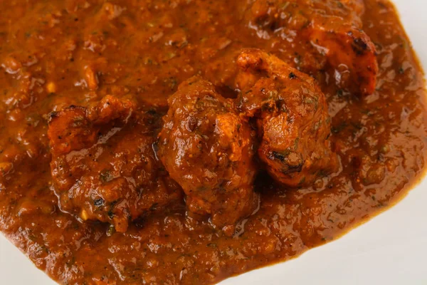 Traditionelle Indische Küche Masala Huhn Mit Gewürzen — Stockfoto