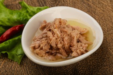 Konserve ton balığı.