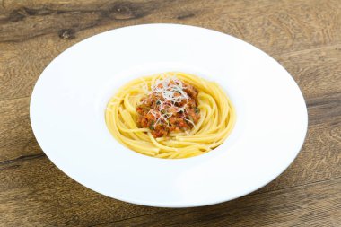 lezzetli spagetti bolonez