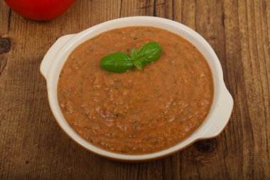 soğuk gazpacho çorbası