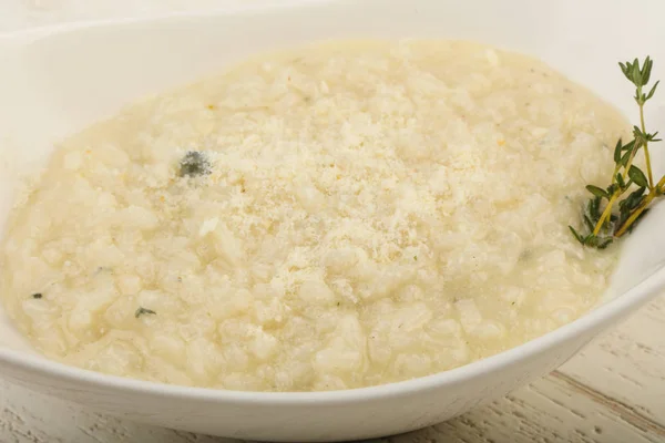 Risotto com queijo azul — Fotografia de Stock