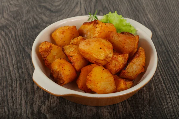 Golden Baked potato — Stock Photo, Image