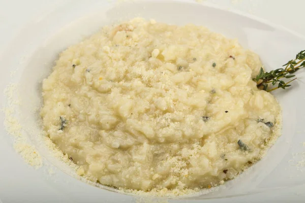 Risotto with blue cheese — Stock Photo, Image