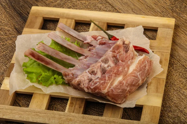 Raw lamb ribs — Stock Photo, Image