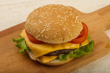 Lezzetli Burger Peynirli