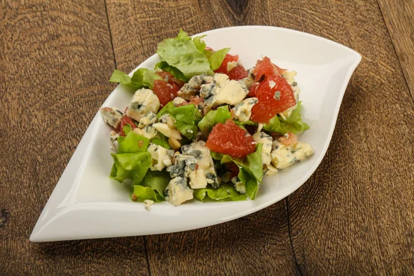 Grapefrukt och Ädelost sallad — Stockfoto