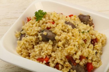 Bulgur tavuk kalp