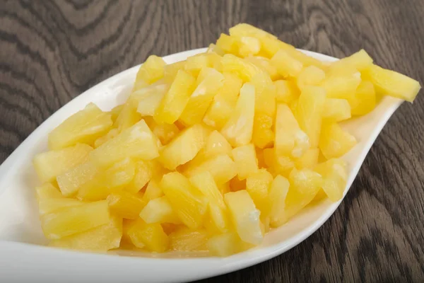 Sweet Canned pineapple — Stock Photo, Image