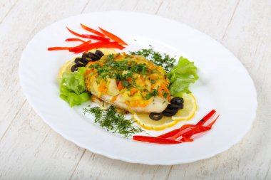 Sebzeli fırında tilapia