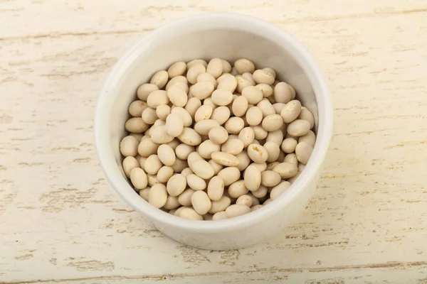 White beans in the bowl