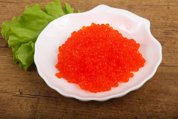 Delicioso caviar rojo — Foto de Stock