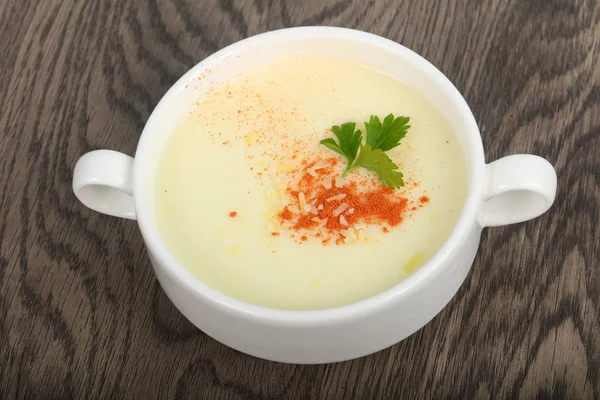 Creamy Cheese soup — Stock Photo, Image