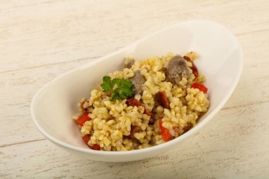 Bulgur tavuk kalp