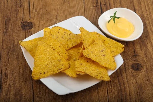 Crispy Nachos appetizer — Stock Photo, Image