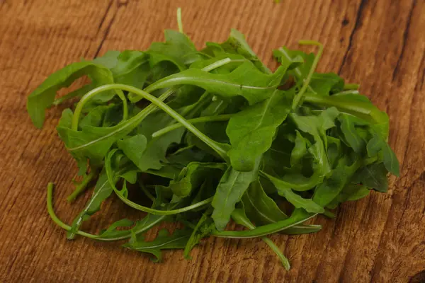 Rucola foglie mucchio — Foto Stock