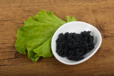 Lezzetli siyah havyar