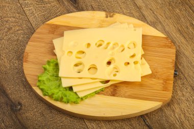 lezzetli dilimlenmiş peynir