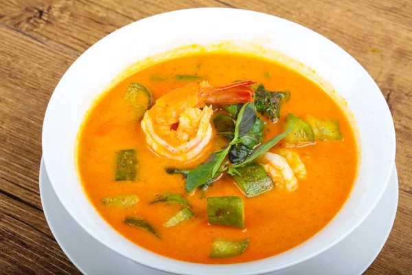 Curry picante con gambas — Foto de Stock