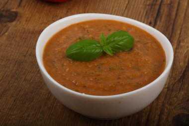 soğuk gazpacho çorbası