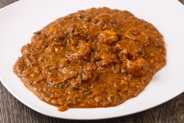 Indian traditional Prawn masala — Stock Photo, Image