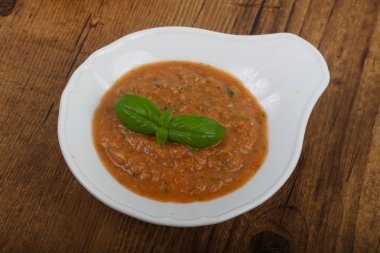 soğuk gazpacho çorbası