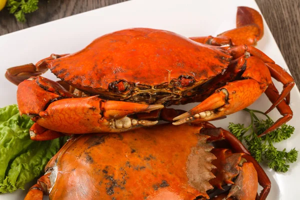 Caranguejo cozido delicioso — Fotografia de Stock