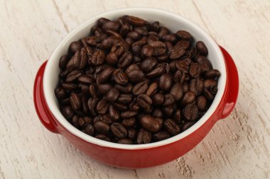 Kavrulmuş kahve çekirdeği.