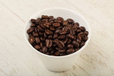 Kavrulmuş kahve çekirdeği.