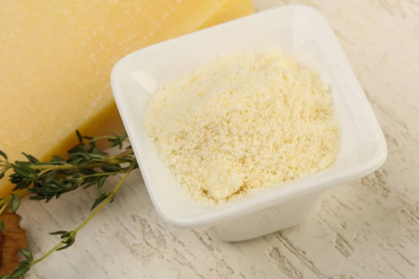 Queso rallado de parmesano — Foto de Stock