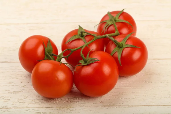 Сочная томатная ветвь — стоковое фото