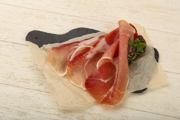 Spanish hamon ready for eat — Stock Photo, Image