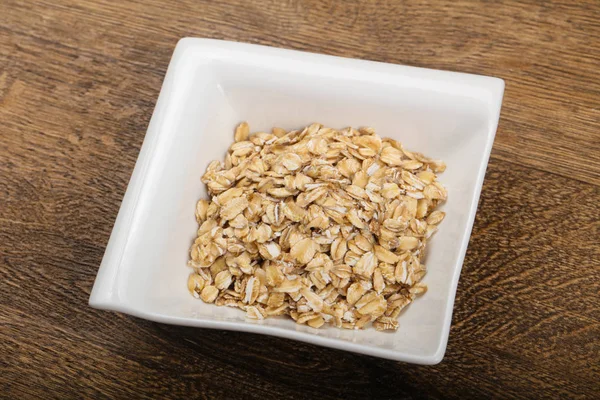 Çiğ yulaf ezmesi yığın 