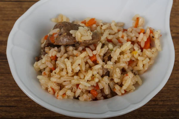 Arroz asiático - Plov — Foto de Stock