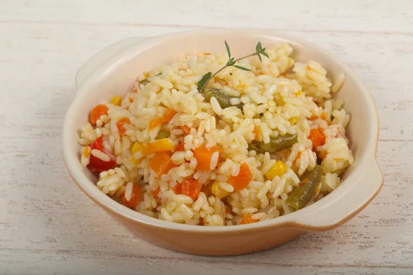 Mexican rice with vegetables