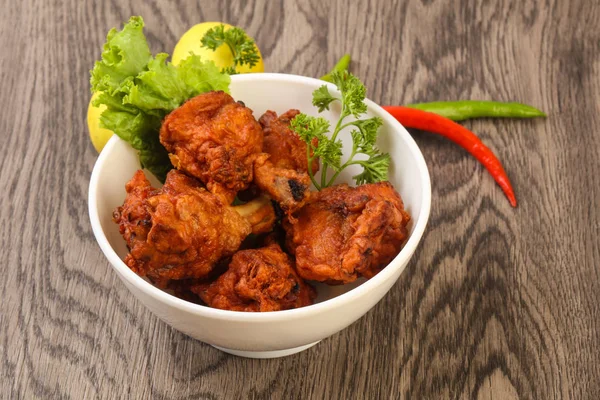 Chicken lollipops with spices