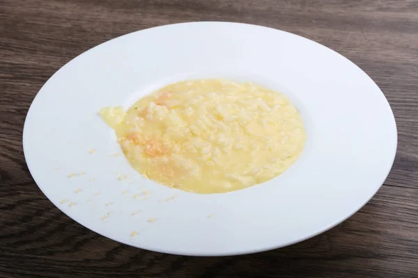 Karides ile lezzetli Risotto — Stok fotoğraf