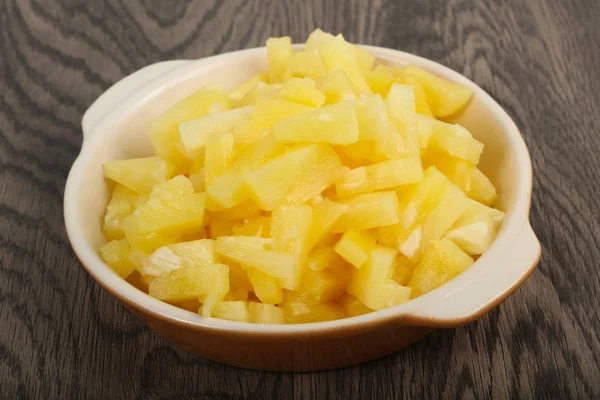Sweet Canned pineapple — Stock Photo, Image