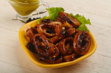 Kalamar teriyaki Yüzükler