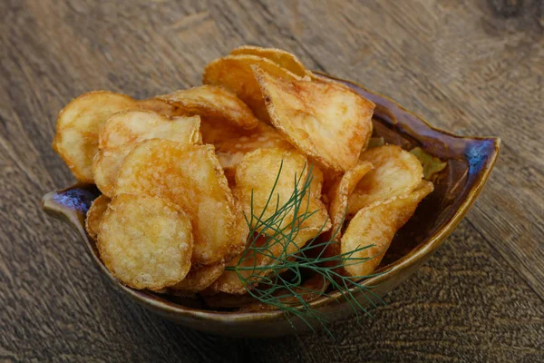 Chipsy naturalne — Zdjęcie stockowe