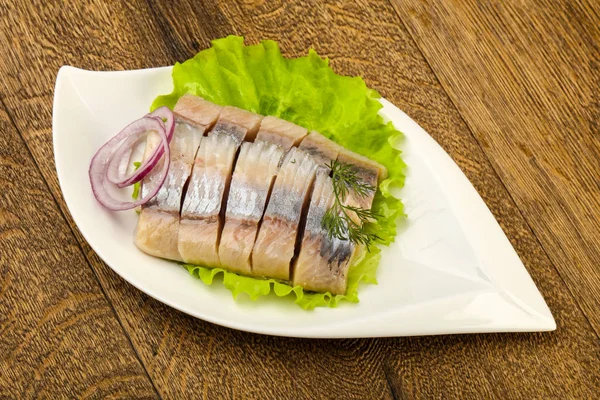 Dilimlenmiş ringa balığı filetosu