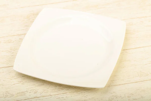 빈 흰색 접시 — 스톡 사진