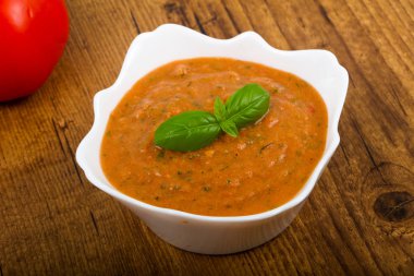 soğuk gazpacho çorbası
