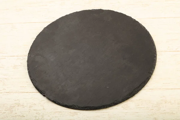 Placa de pedra preta — Fotografia de Stock