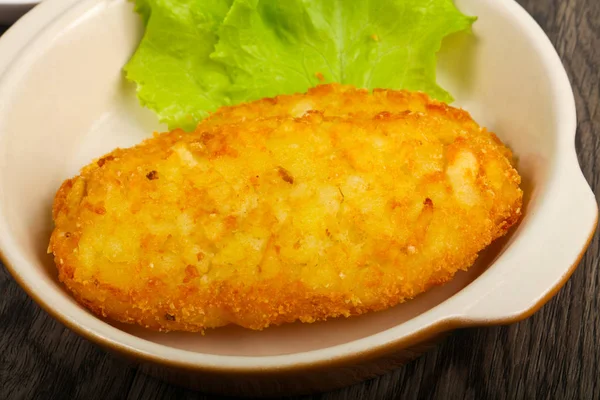 Kızarmış patates tava keki 