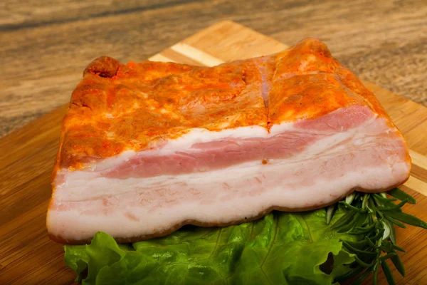 Carne di maiale affumicata punta di petto — Foto Stock